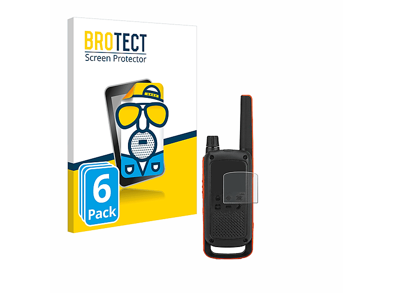 BROTECT 6x Talkabout Motorola matte T82) Schutzfolie(für