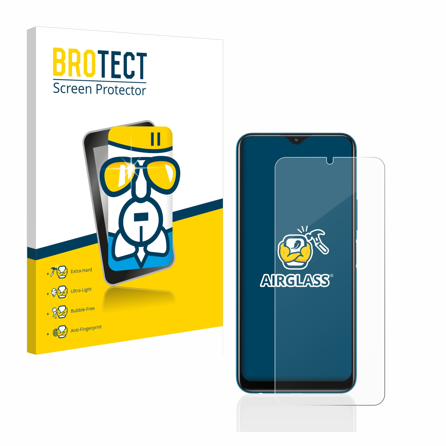 BROTECT Airglass klare Schutzfolie(für Y12s Vivo 2021)