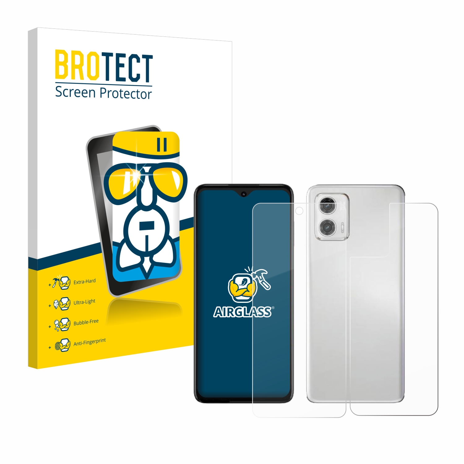 klare Schutzfolie(für BROTECT 5G) Airglass Moto Motorola G73