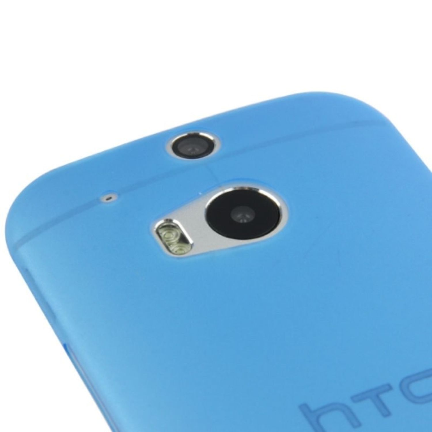 Backcover, HTC, Blau M8, One KÖNIG Handyhülle, DESIGN
