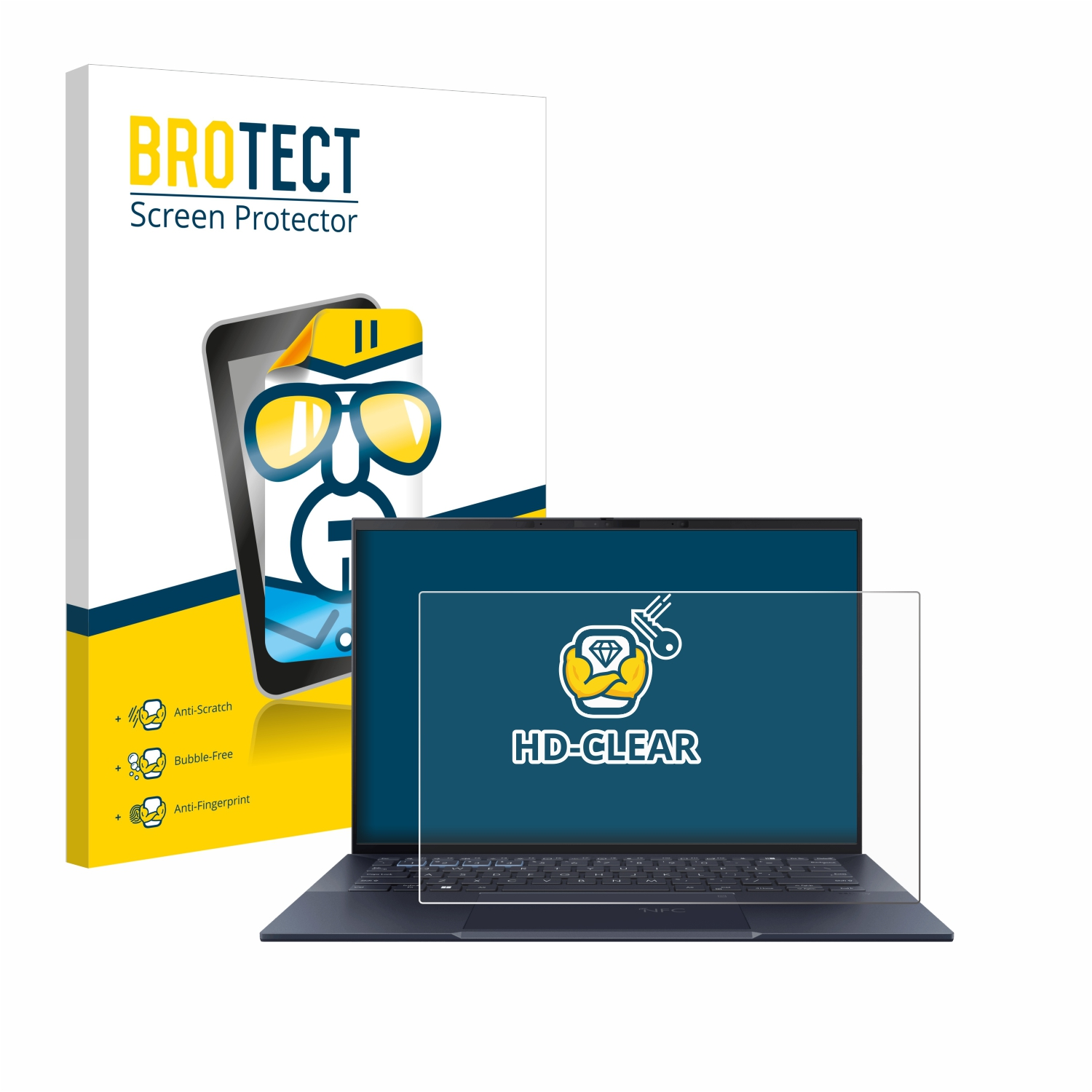 BROTECT klare Schutzfolie(für ASUS ExpertBook B9400) B9
