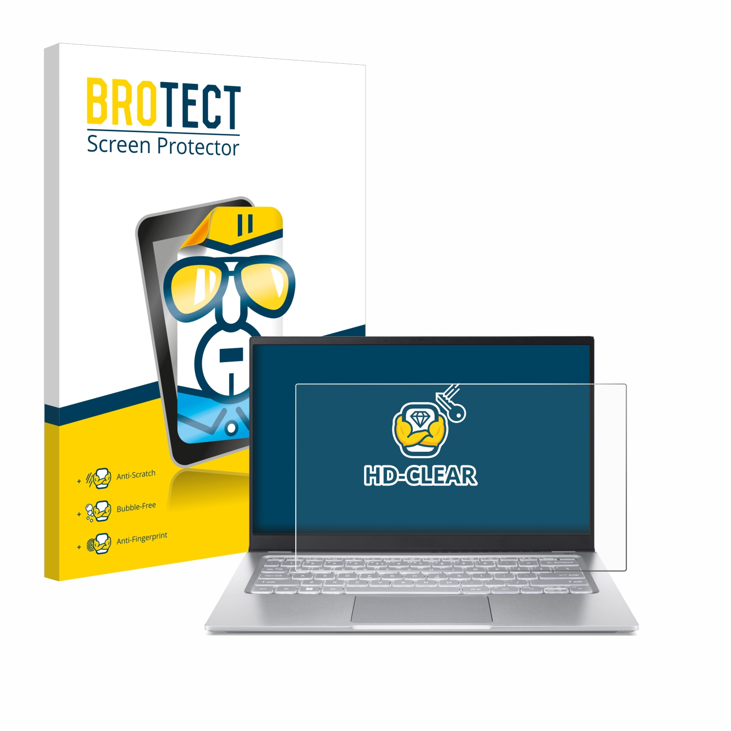 BROTECT klare Schutzfolie(für Acer 3 SF314-512) Swift