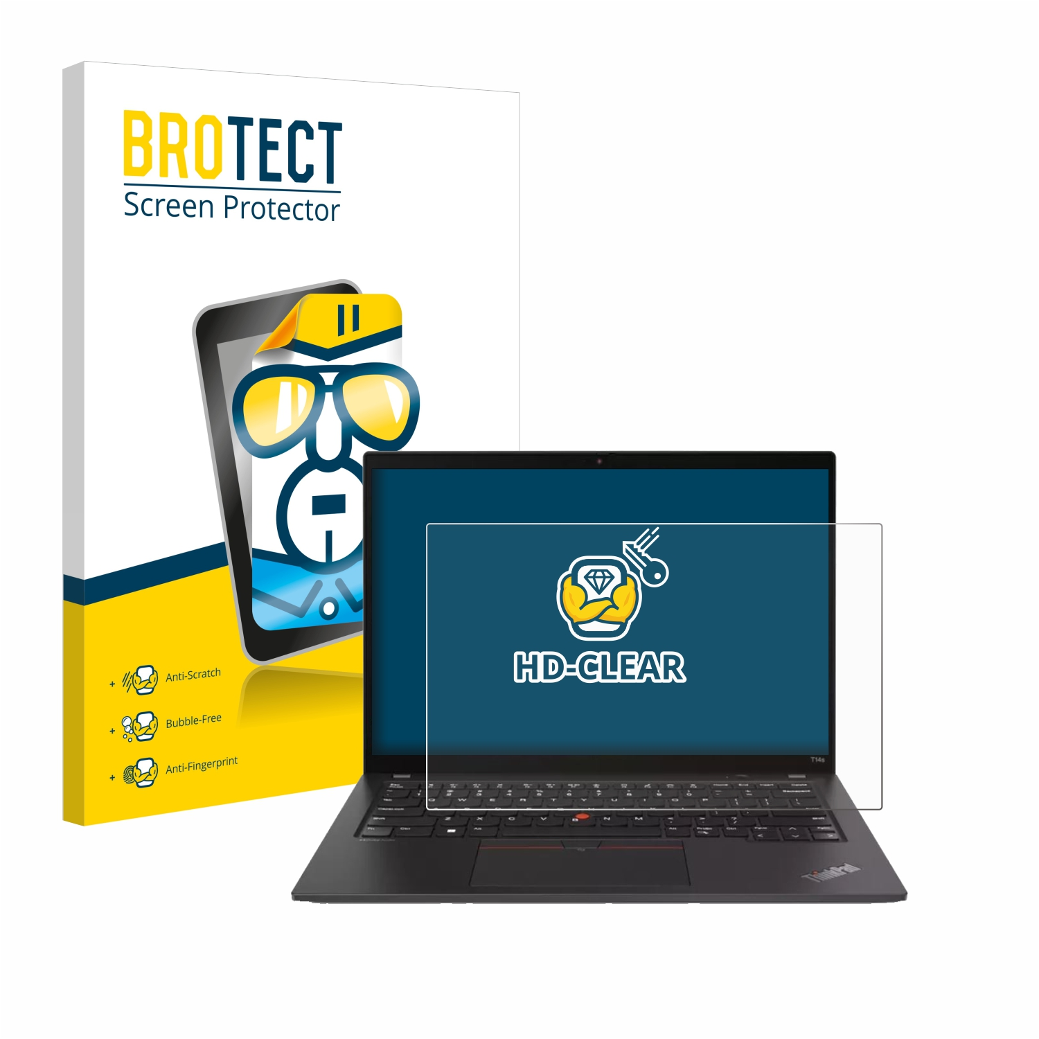 BROTECT klare Schutzfolie(für Lenovo ThinkPad Gen T14s 4)