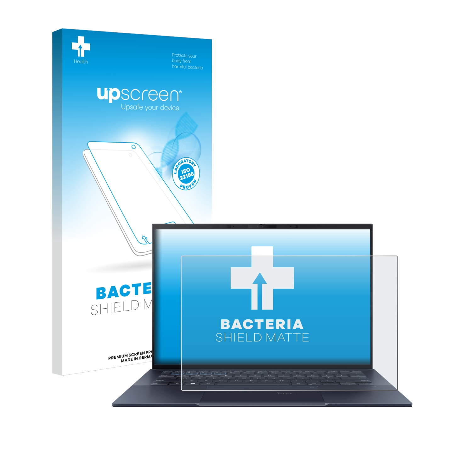 UPSCREEN antibakteriell entspiegelt ExpertBook Schutzfolie(für ASUS B9400) matte B9