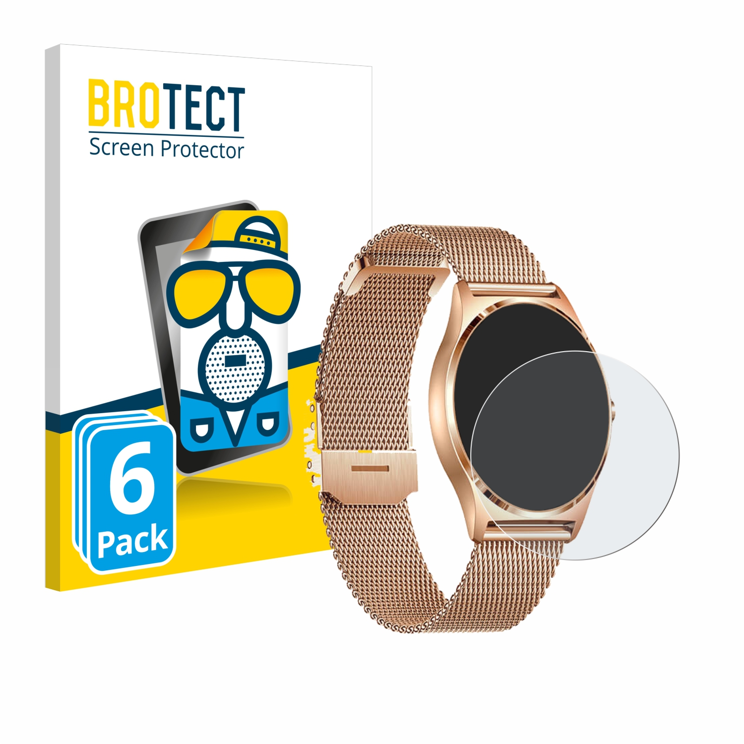 BROTECT 6x matte Schutzfolie(für Xcoast Joli Pro) X-Watch XC