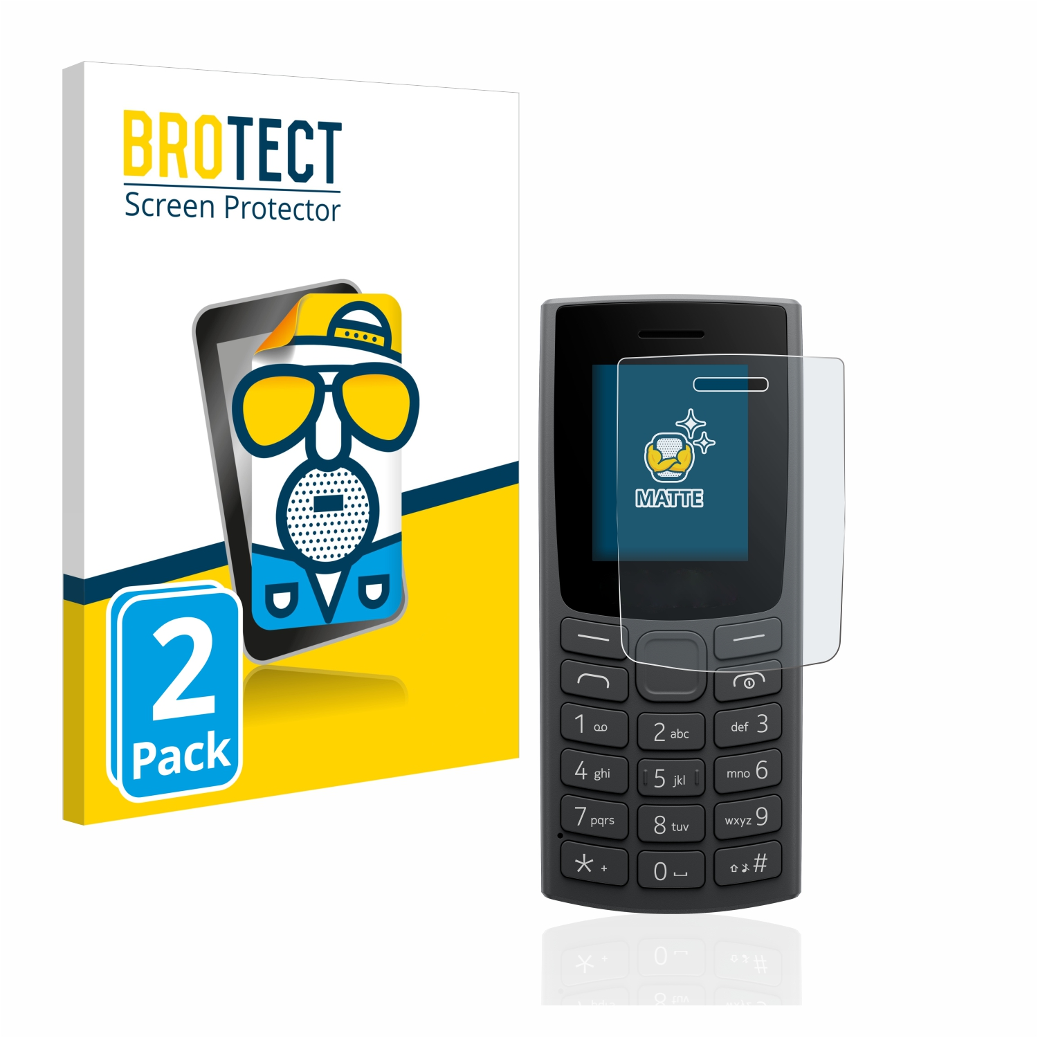 (2023)) Nokia 2x Schutzfolie(für 110 BROTECT matte