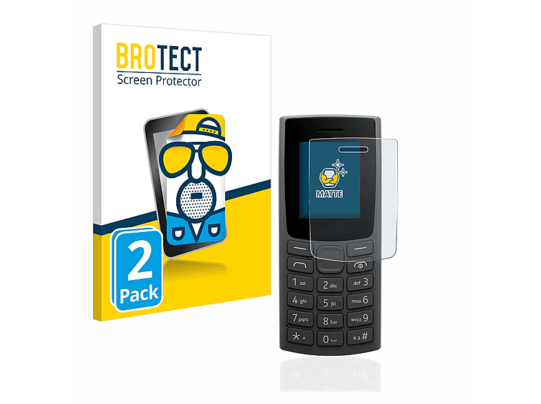 (2023)) 2x 110 BROTECT matte Nokia Schutzfolie(für