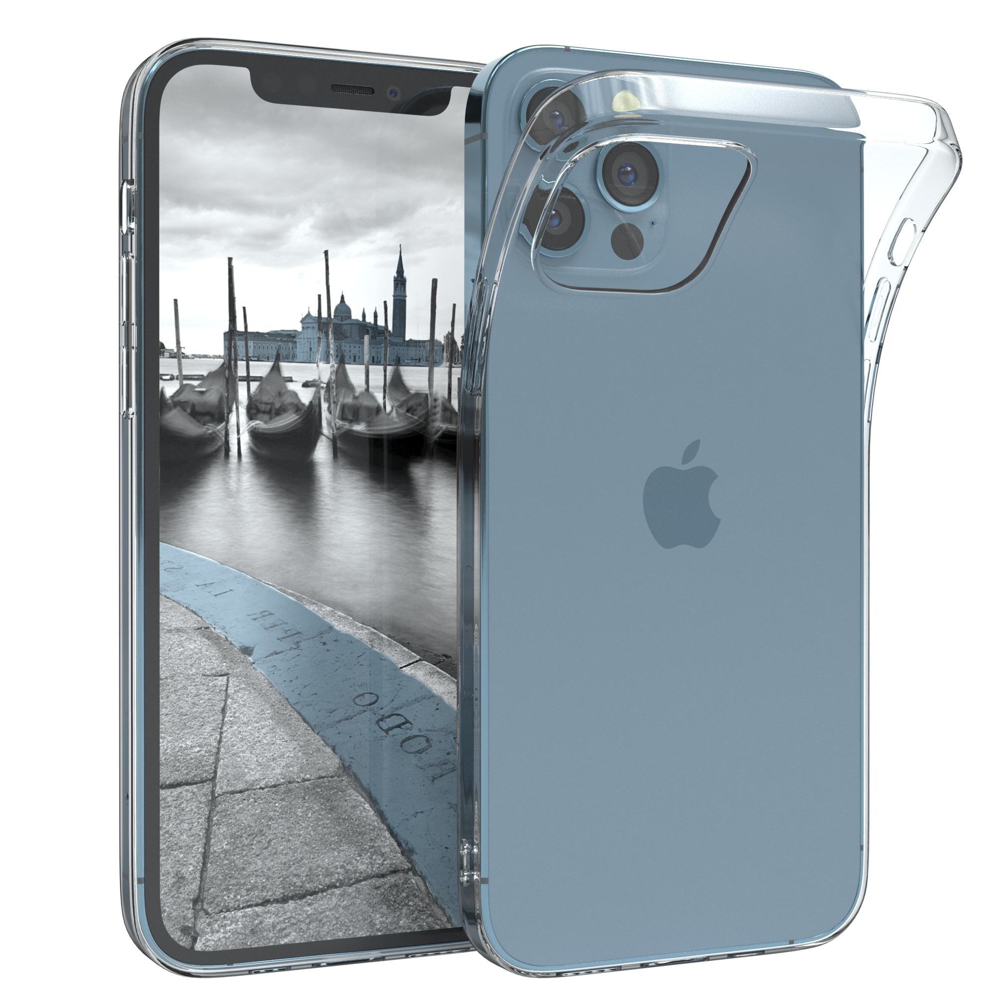 Backcover, iPhone Clear, Durchsichtig Slimcover CASE 12 Pro, EAZY Apple, 12 /