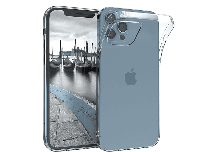 Backcover, iPhone Clear, Durchsichtig Slimcover CASE 12 Pro, EAZY Apple, 12 /