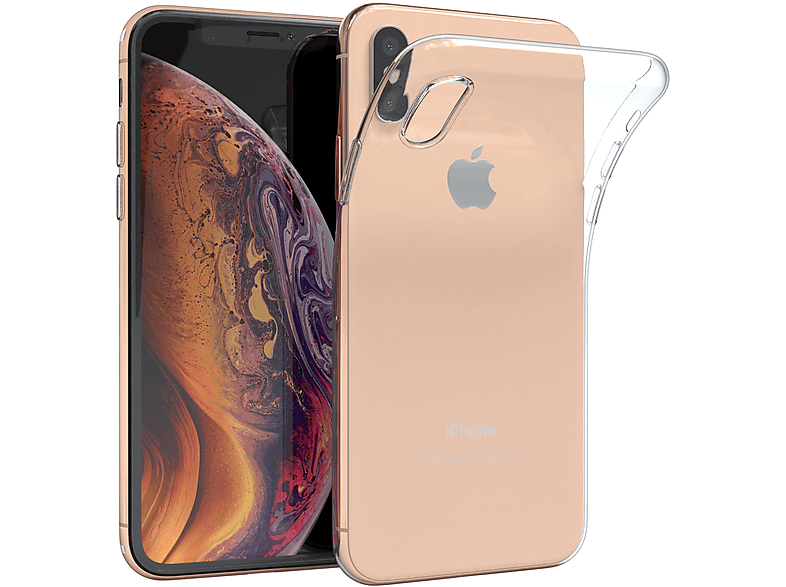 EAZY CASE Slimcover Clear, Backcover, Apple, iPhone X / XS, Durchsichtig