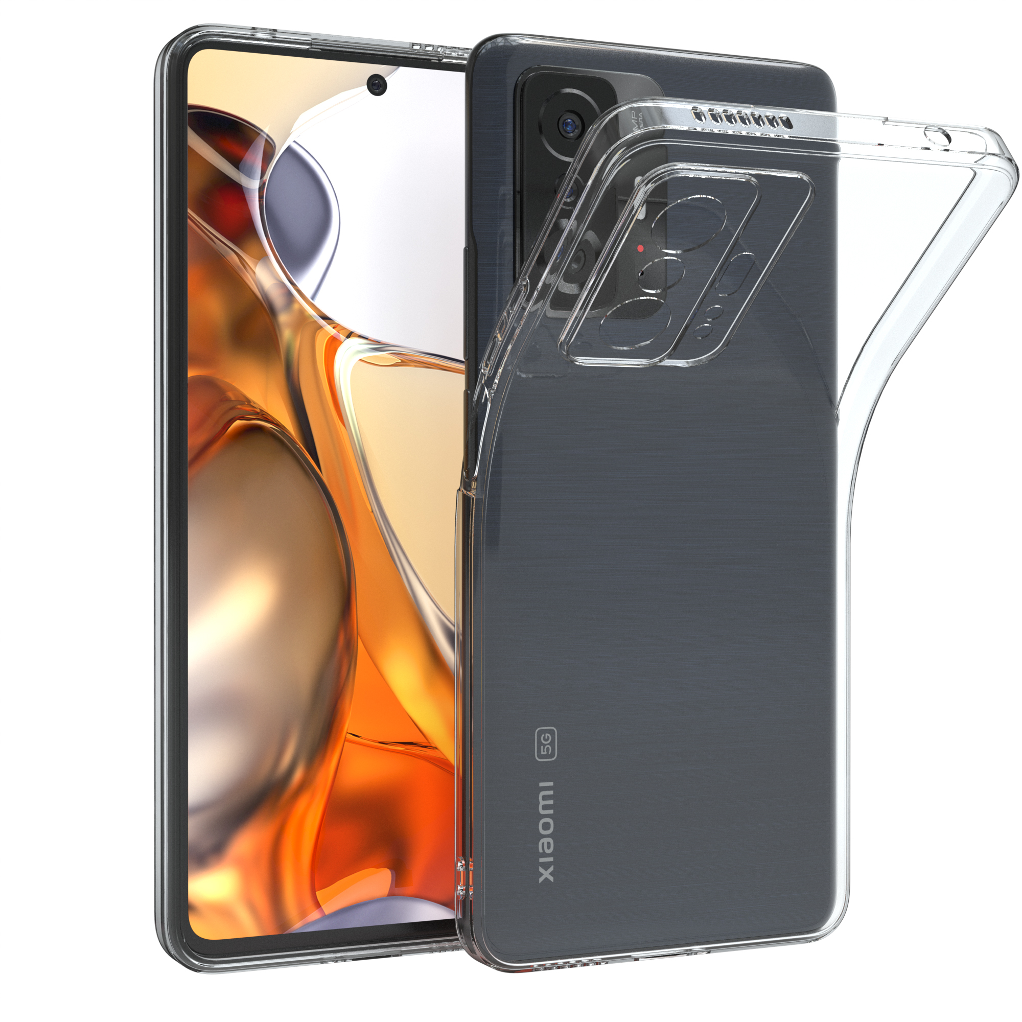 / Pro 5G, 11T 11T EAZY Xiaomi, Slimcover CASE Backcover, Durchsichtig Clear,