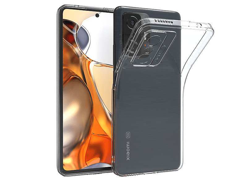 EAZY CASE Slimcover Clear, Backcover, Xiaomi, 11T / 11T Pro 5G, Durchsichtig