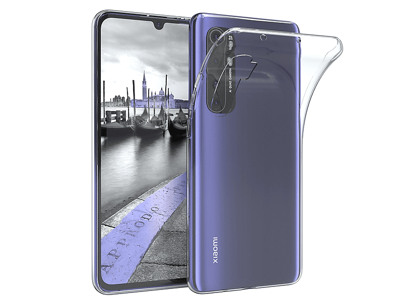 EAZY CASE Slimcover Backcover, Xiaomi, Mi Clear, Note 10 Lite, Durchsichtig