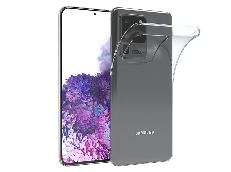 EAZY CASE Slimcover Clear, Backcover, S20 S20 5G, Durchsichtig / Galaxy Samsung, Ultra Ultra