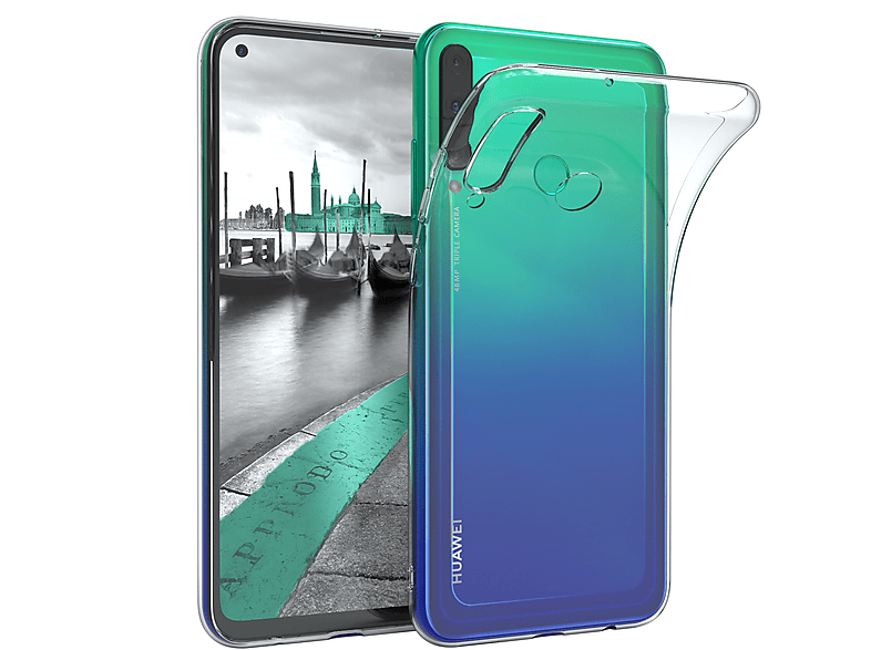 EAZY CASE Slimcover Clear, Backcover, Huawei, P40 Lite E, Durchsichtig