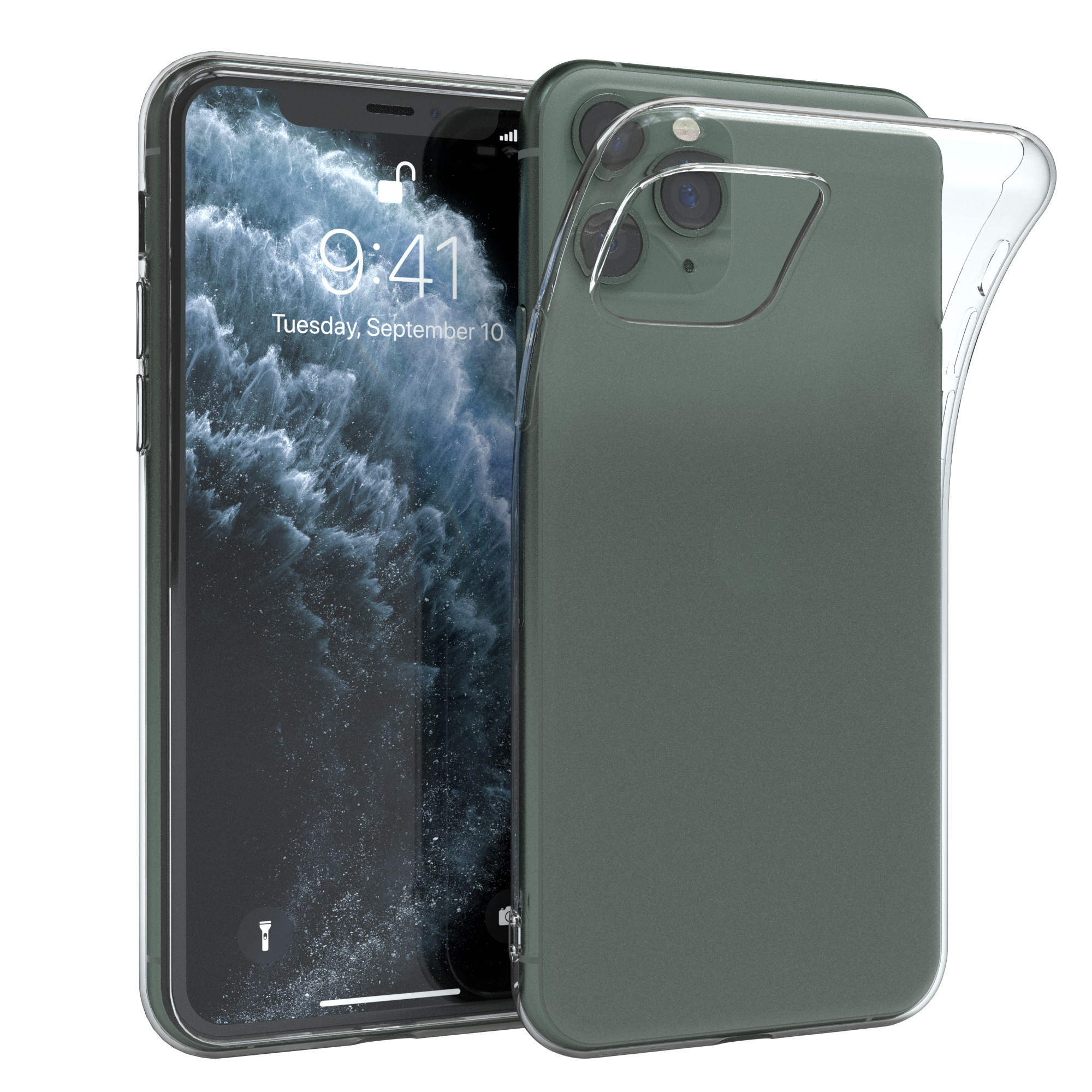 EAZY CASE Crystal Clear 13 Apple, Structure, AirSpace Max, Klar Backcover, iPhone Pro