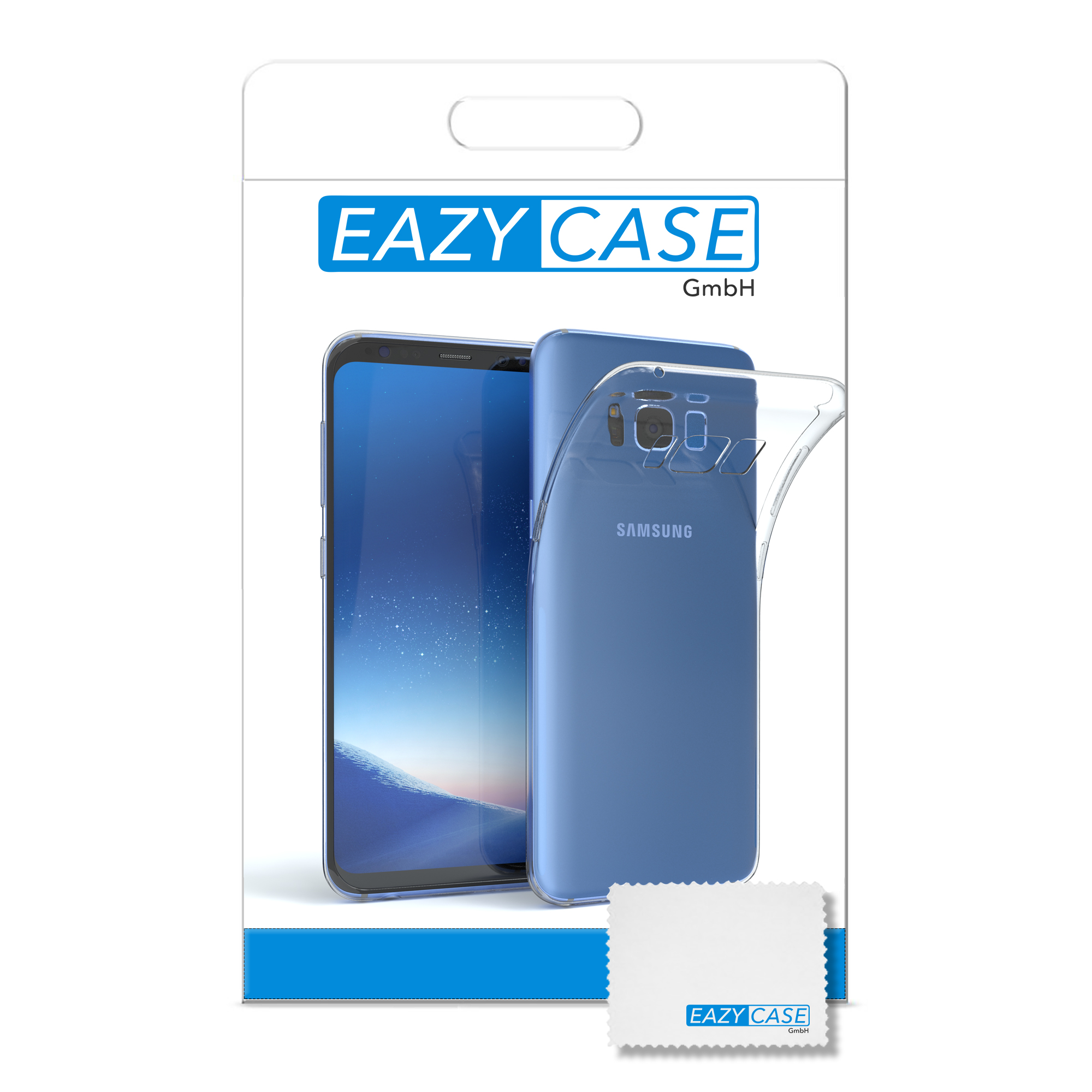 EAZY CASE Slimcover Clear, Backcover, S8, Samsung, Galaxy Durchsichtig