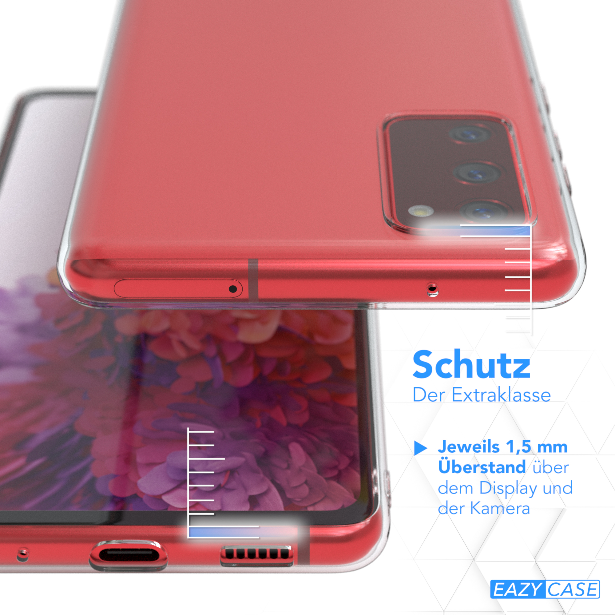 EAZY CASE Slimcover Clear, 5G, FE S20 Samsung, Durchsichtig S20 / Galaxy FE Backcover