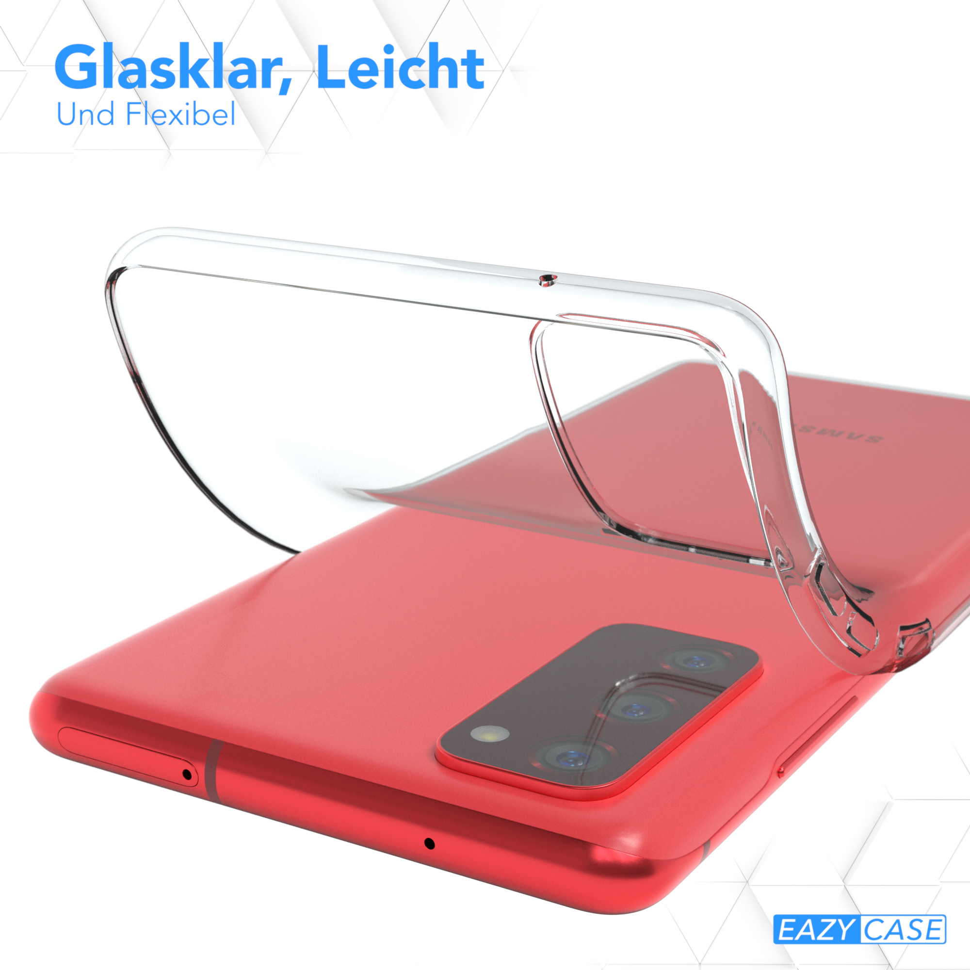 EAZY Clear, Samsung, FE S20 5G, FE Galaxy Slimcover / S20 Durchsichtig CASE Backcover,