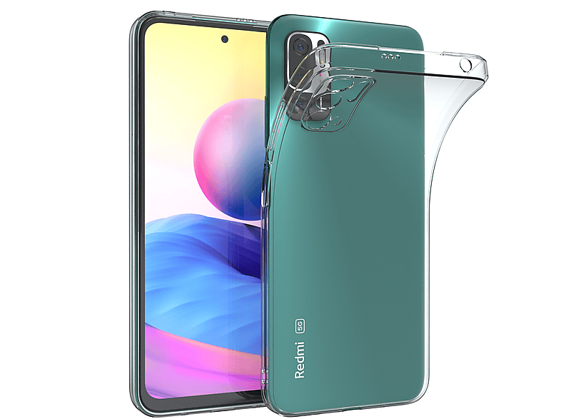 EAZY CASE Slimcover Clear, Xiaomi, Backcover, Redmi 5G, Durchsichtig Note 10