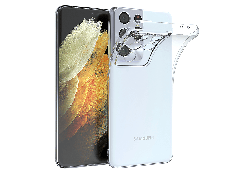 EAZY CASE Slimcover Clear, Backcover, Samsung, Galaxy S21 Ultra 5G, Durchsichtig