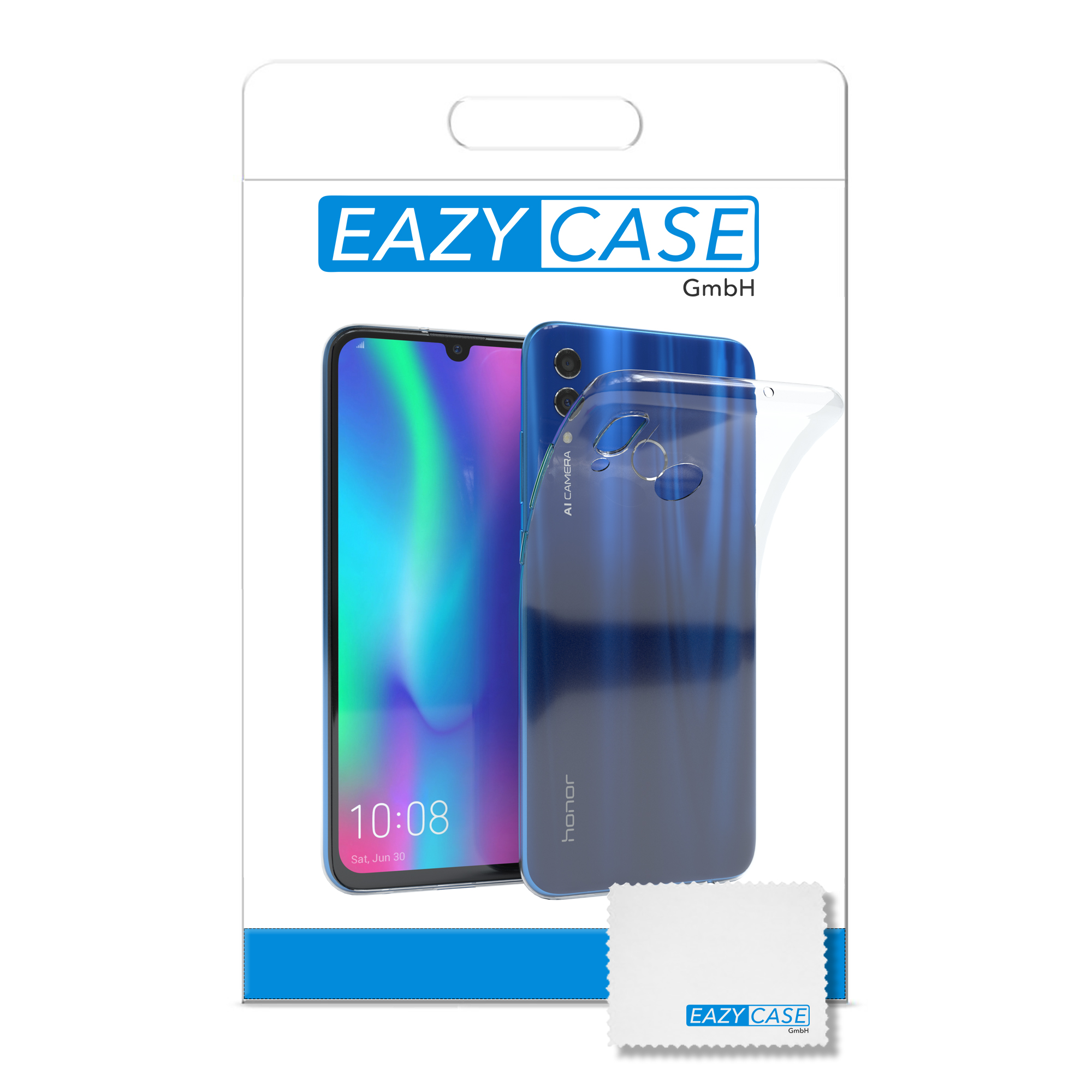 EAZY CASE Slimcover Clear, Huawei, Durchsichtig 10 Backcover, Honor Lite