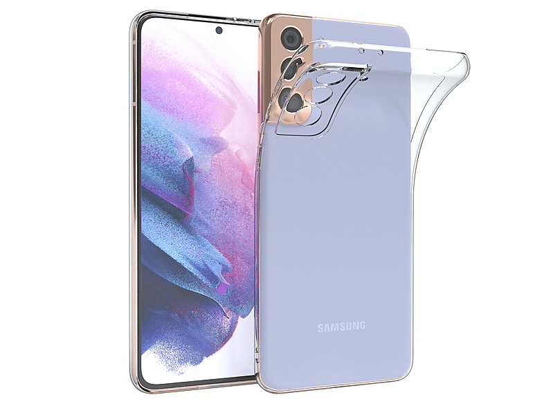 EAZY CASE Slimcover 5G, Plus Clear, Samsung, Durchsichtig S21 Backcover, Galaxy