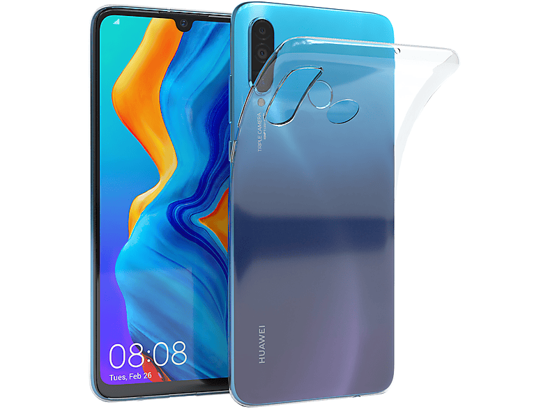 EAZY CASE Slimcover Clear, Backcover, Huawei, P30 Lite, Durchsichtig