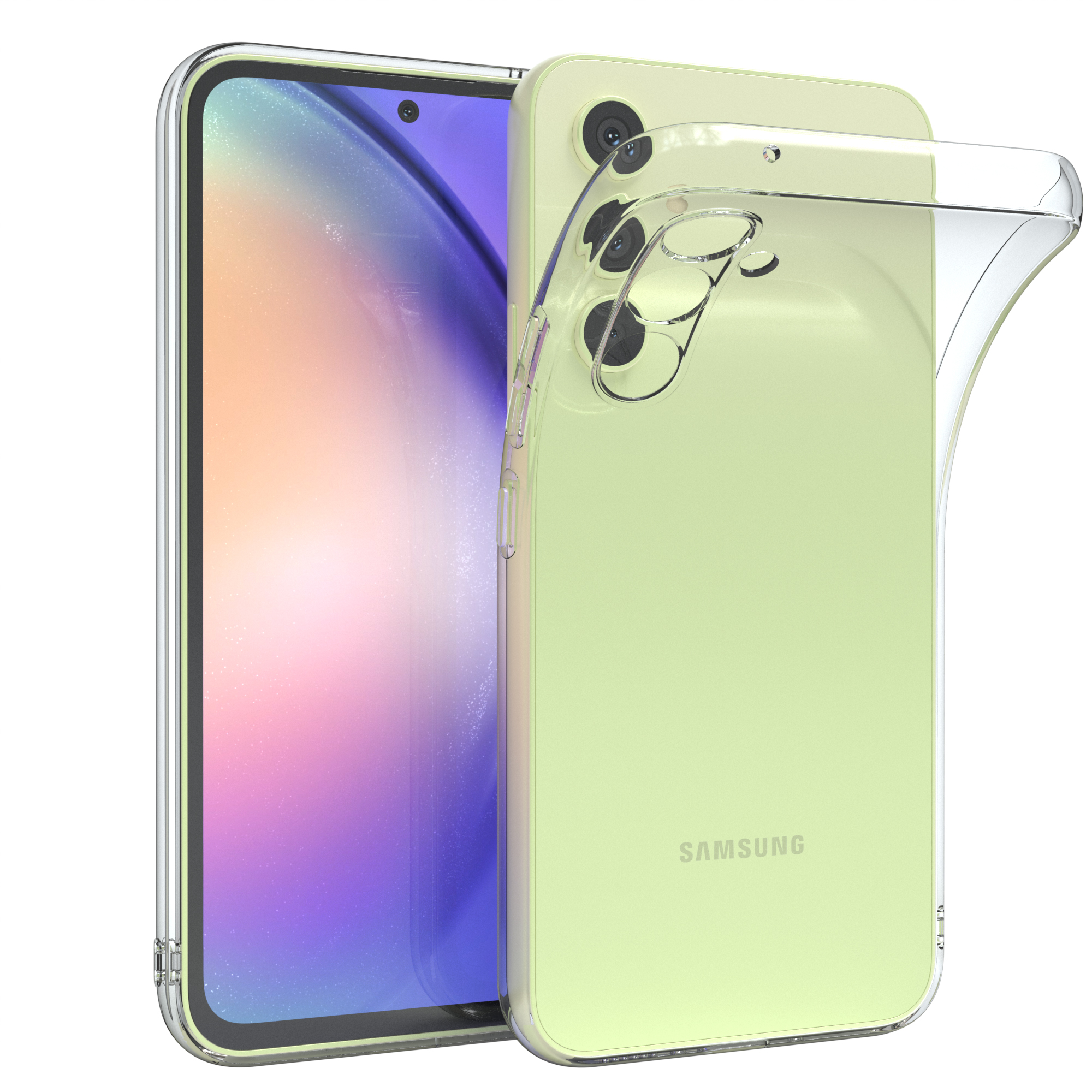 Galaxy Slimcover Clear, Samsung, CASE Backcover, Durchsichtig A54, EAZY