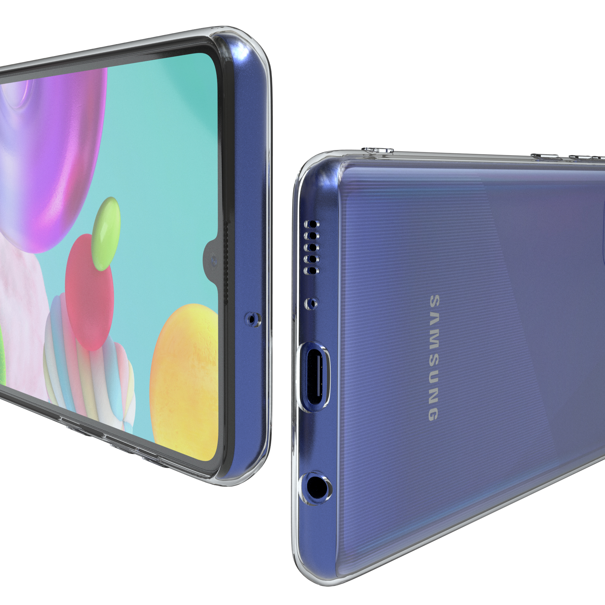 Galaxy CASE Slimcover Samsung, Durchsichtig Backcover, A41, EAZY Clear,