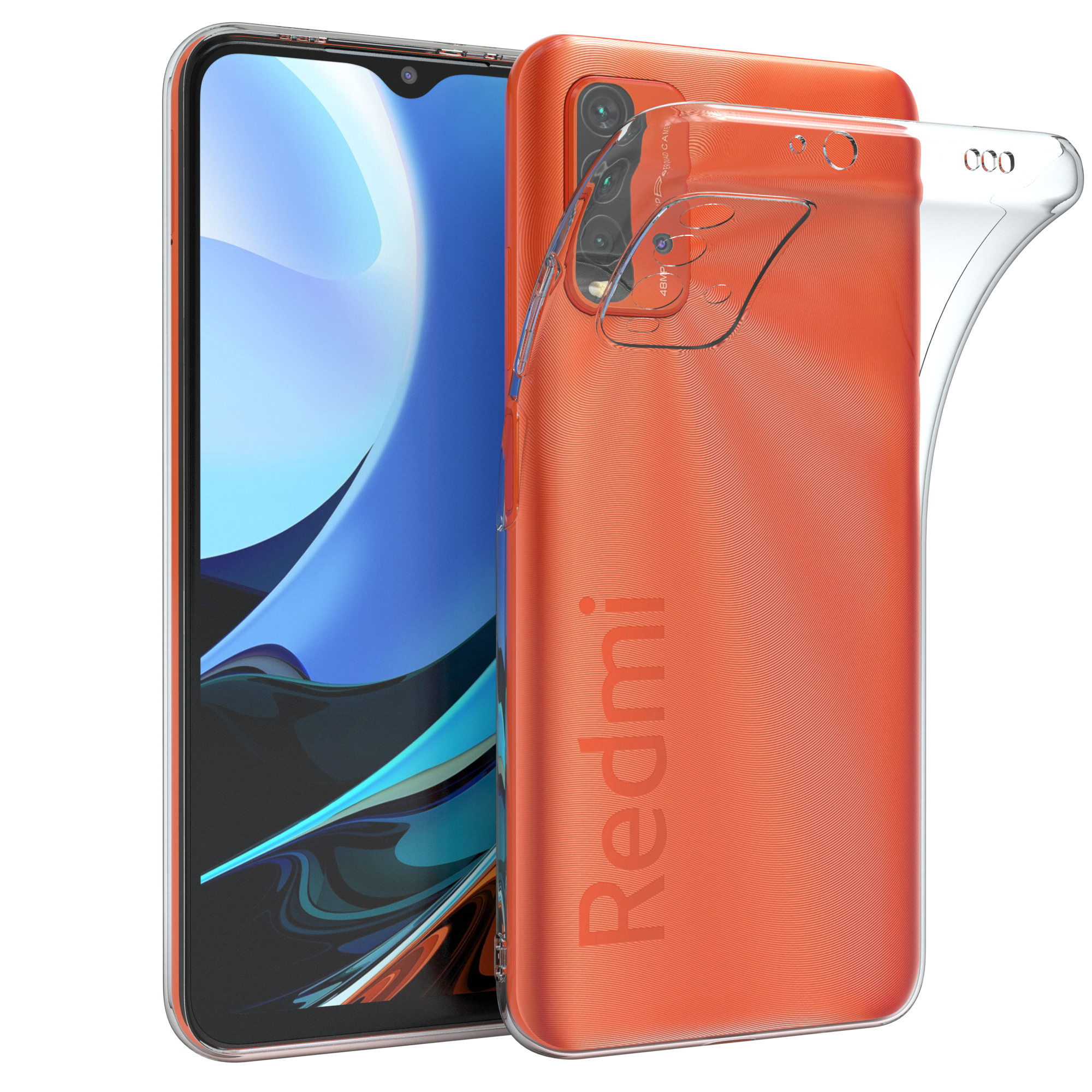 EAZY CASE Slimcover Clear, Backcover, Durchsichtig Redmi Xiaomi, 9T