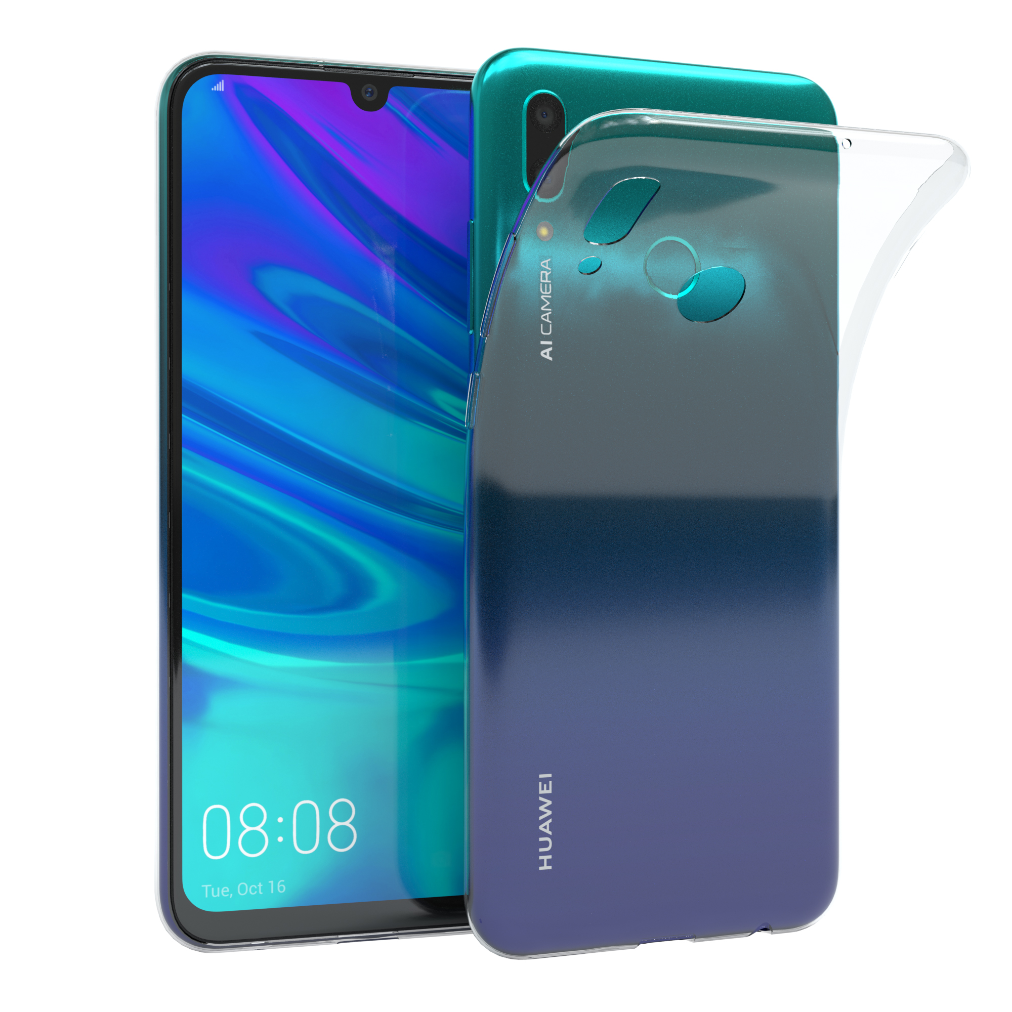 EAZY CASE Slimcover Clear, (2019), Huawei, Smart P Backcover, Durchsichtig