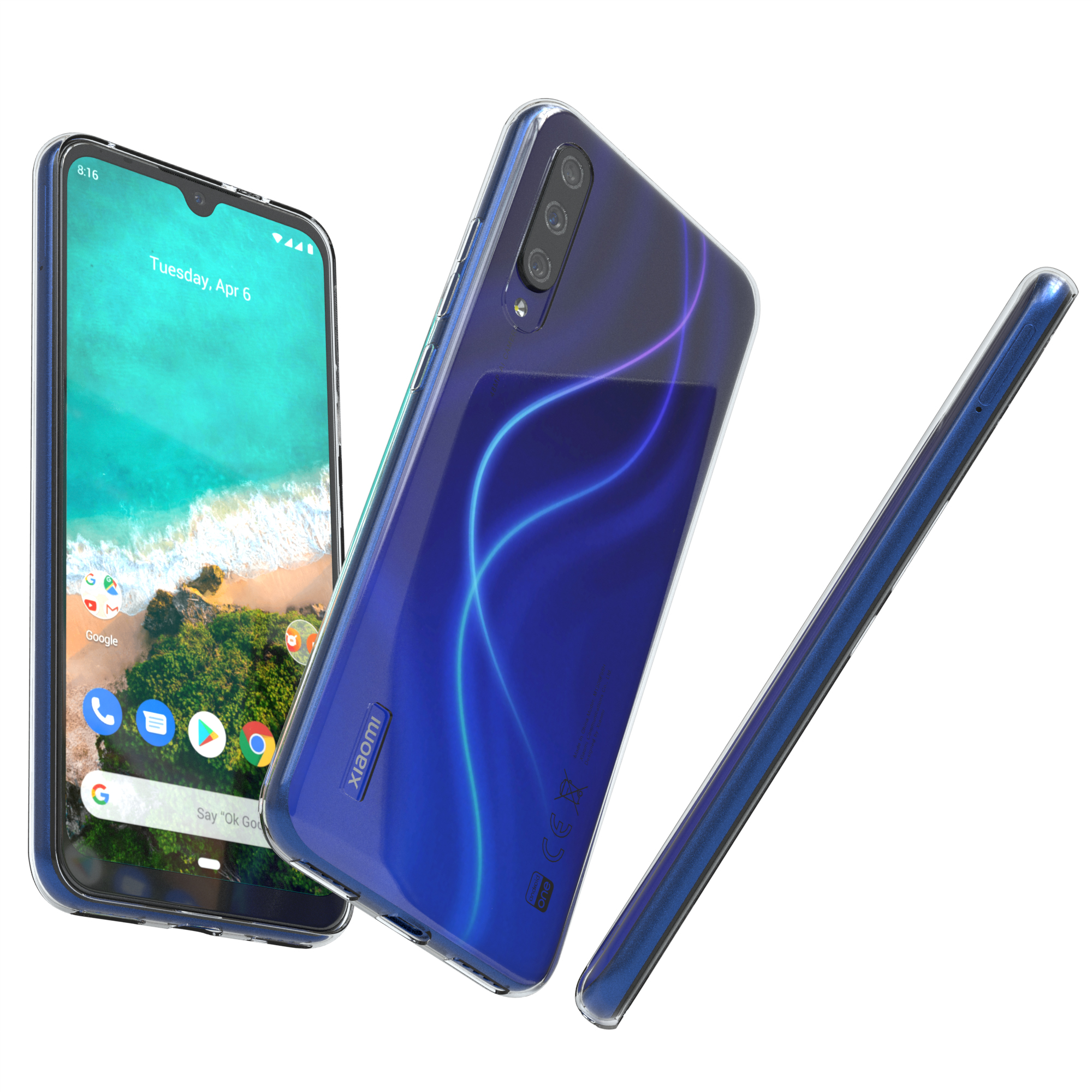 EAZY CASE Clear, Durchsichtig Slimcover Backcover, Mi Xiaomi, A3