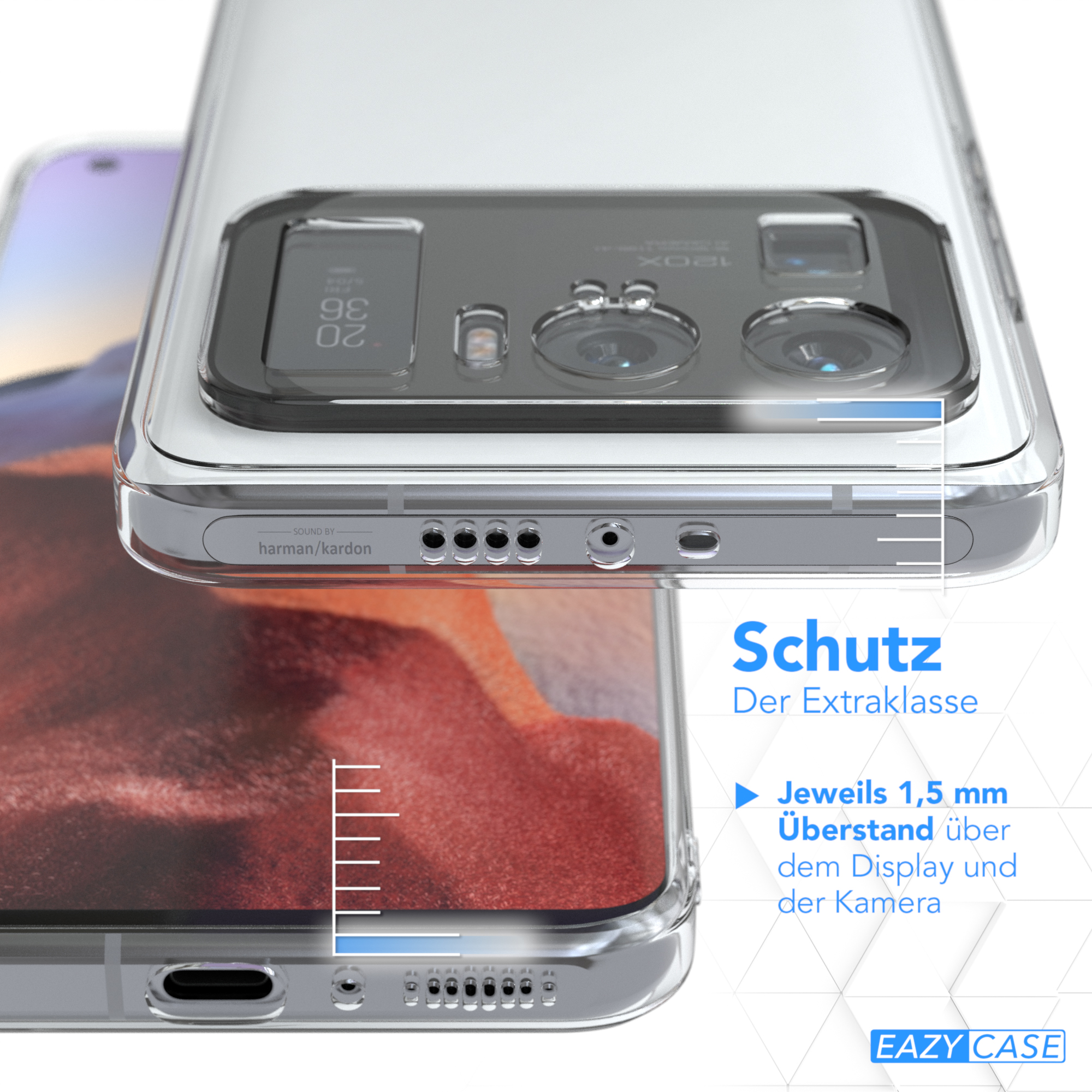 EAZY CASE Slimcover 11 Durchsichtig Mi Backcover, Clear, Xiaomi, Ultra