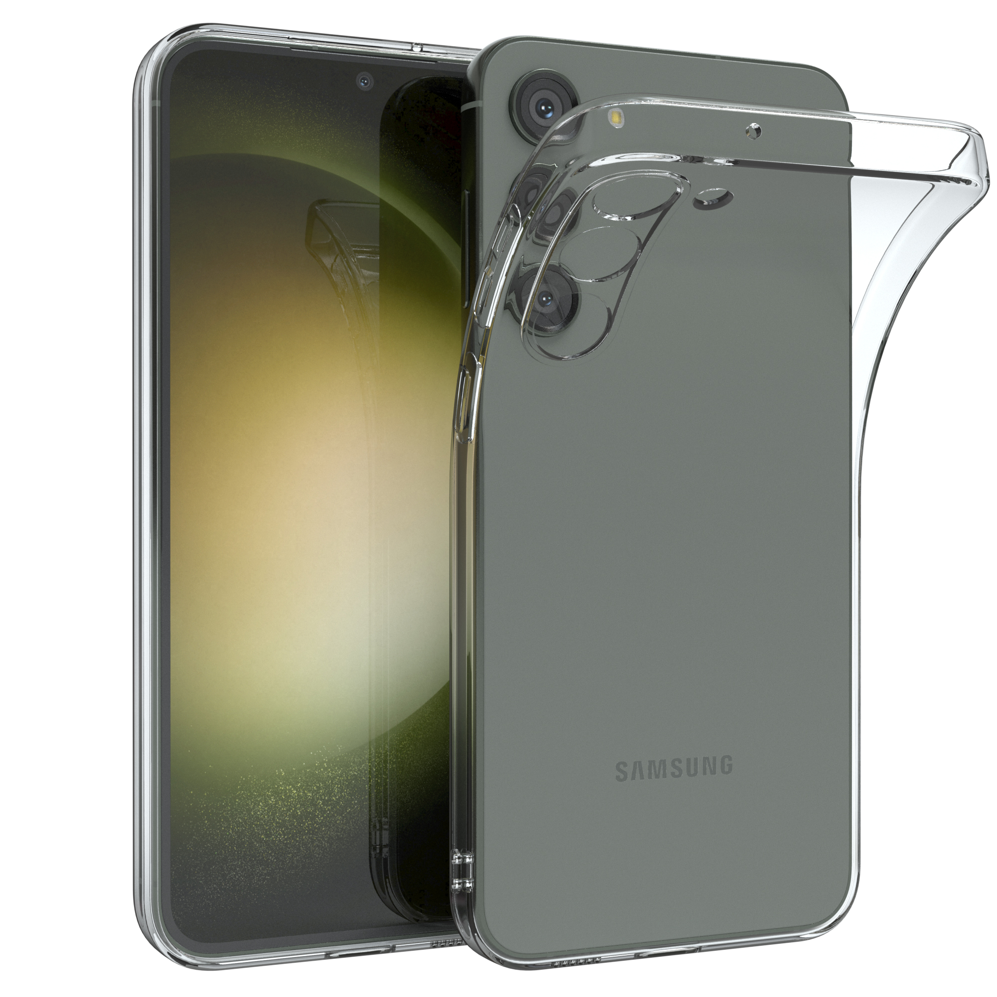 EAZY CASE Slimcover Clear, Backcover, Samsung, Galaxy Durchsichtig S23 Plus
