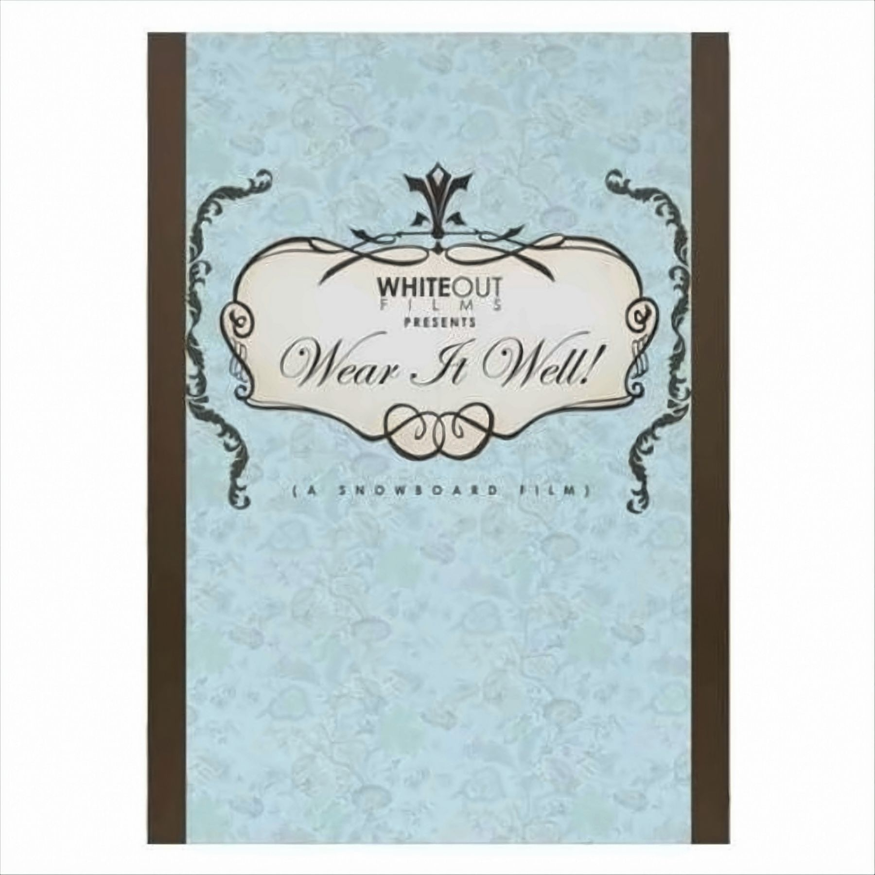 DVD-Cover. Das Cover ist hellblau und braun. Der Text lautet Wear It Well.