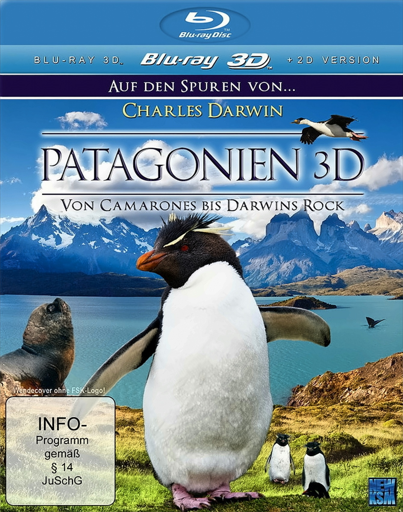 Patagonien - Auf den bis Charles Spuren Von Camarones Darwin: Darwins 3D von Rock Blu-ray