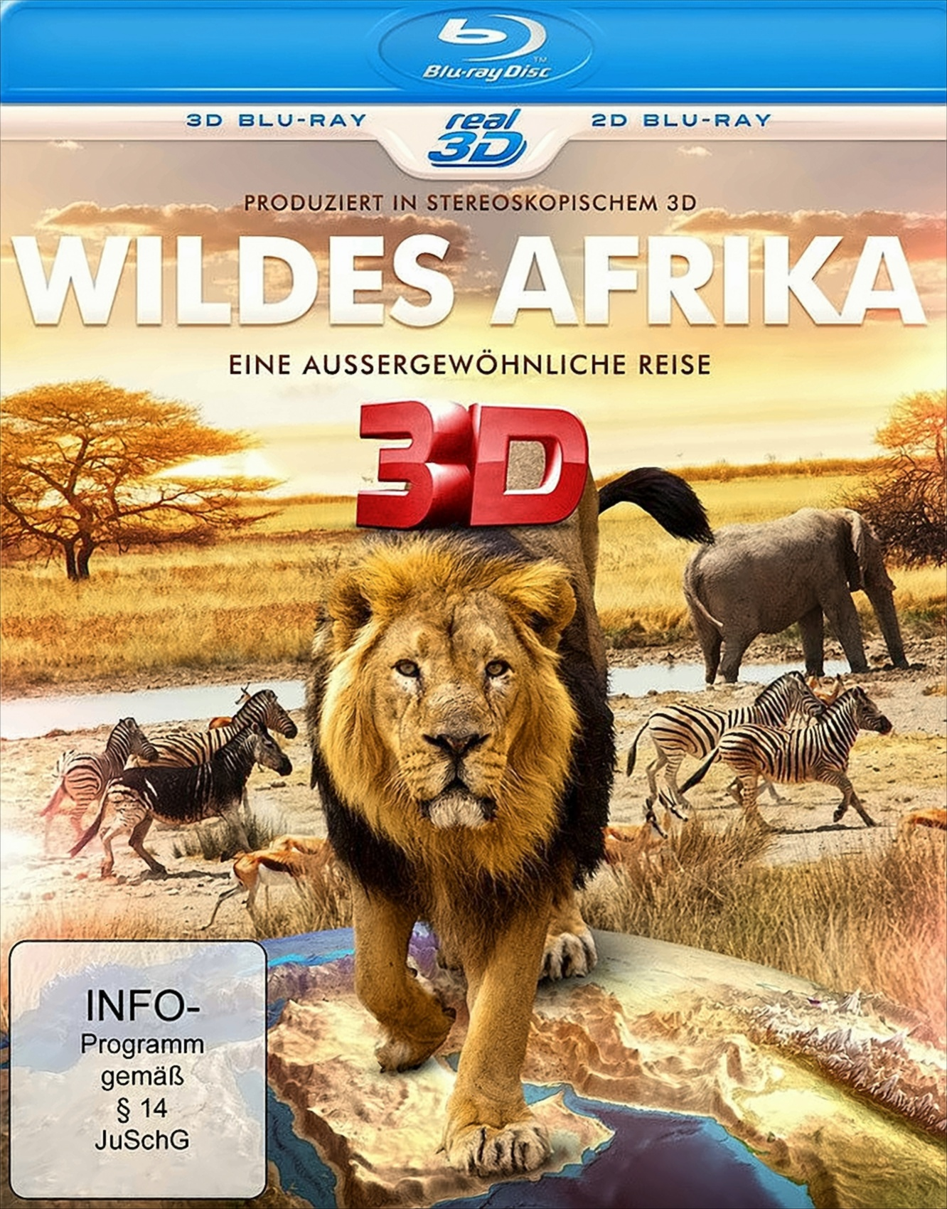 - 3D+2D) (Blu-ray Wildes Eine Reise außergewöhnliche Blu-ray 3D Afrika