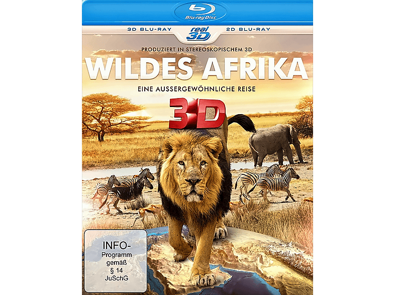 3D (Blu-ray Afrika Eine - Blu-ray außergewöhnliche Reise Wildes 3D+2D)