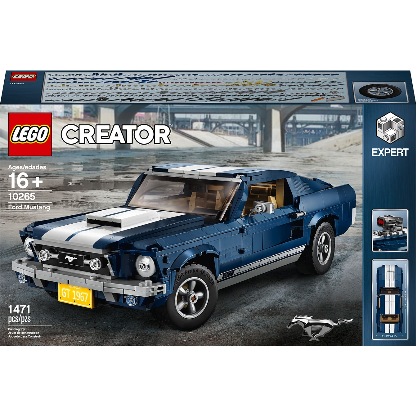 LEGO SOP Mustang Ford Expert LEGO Bausatz Mehrfarbig 10265 Creator
