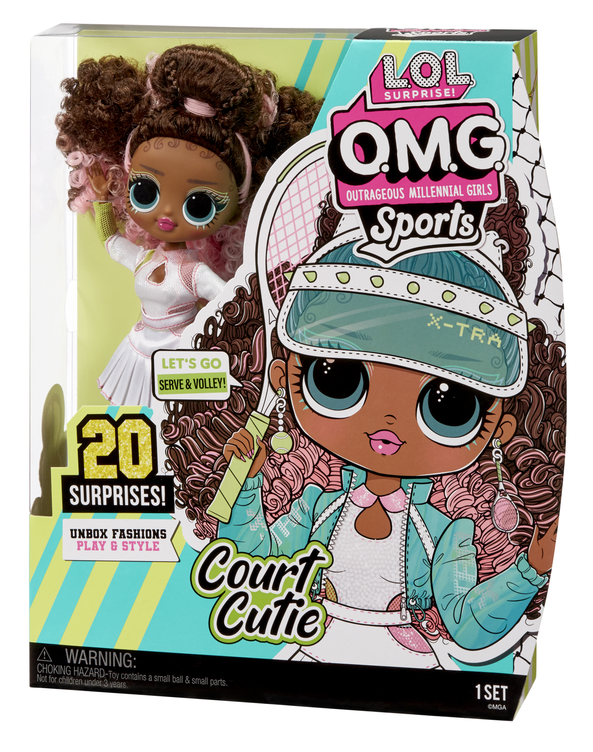 L.O.L. SURPRISE! OMG Puppen Court Sports Mehrfarbig Cutie Doll S3