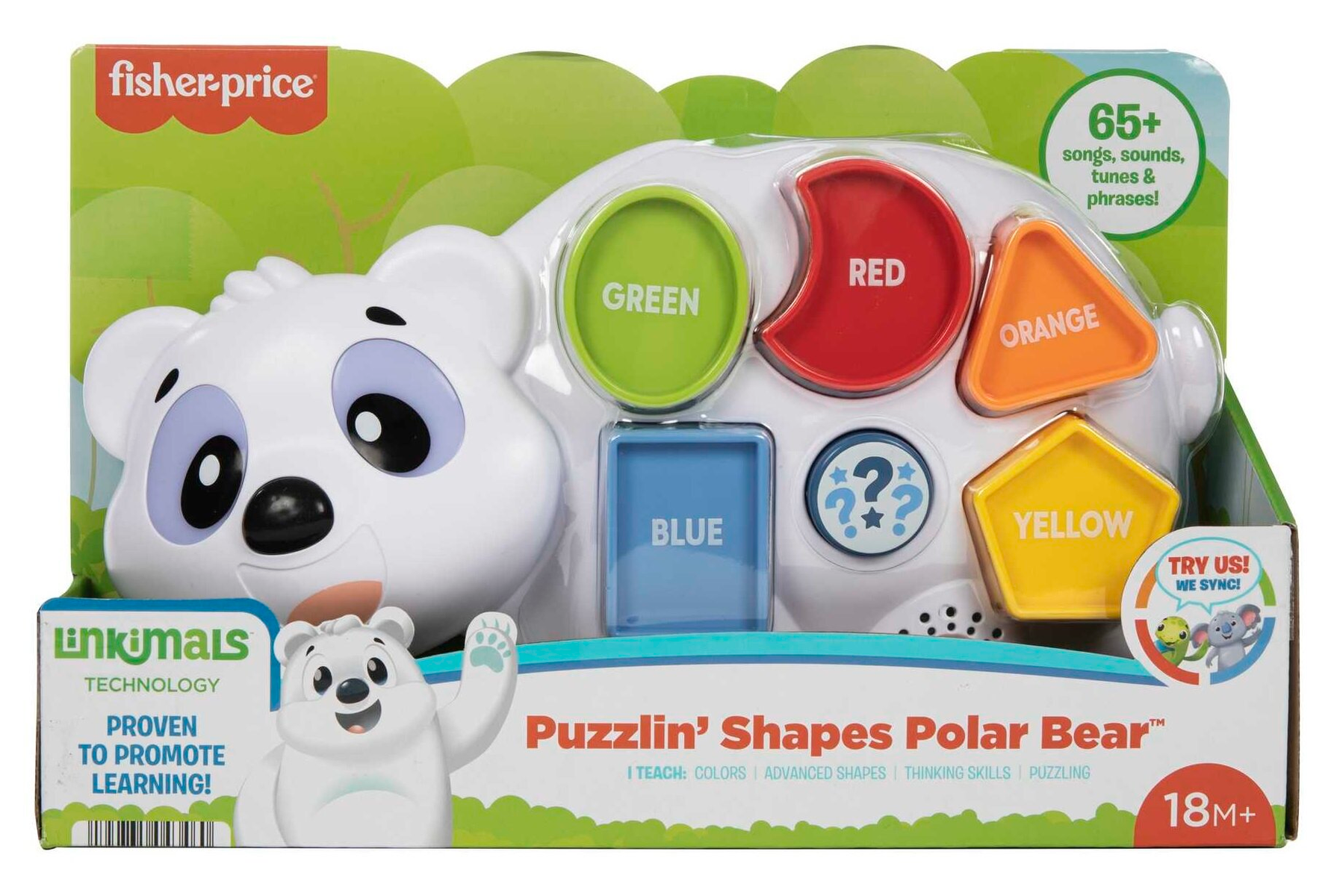 FISHER PRICE für Niedźwiedź Spielzeug Babys Interaktives ny