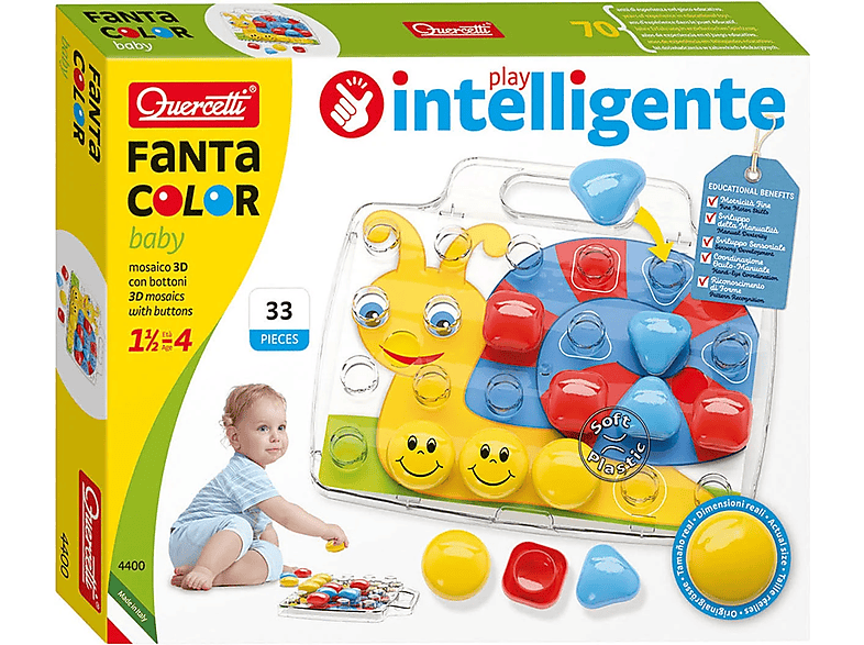 QUERCETTI 4400 Baby-Aktiv-Spielzeug Mehrfarbig