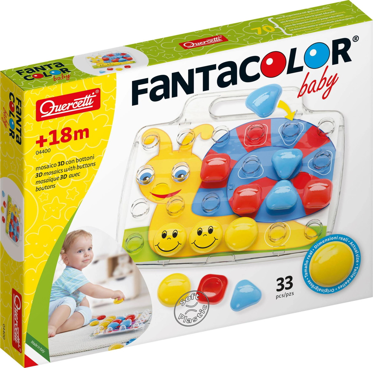 QUERCETTI 4400 Baby-Aktiv-Spielzeug Mehrfarbig