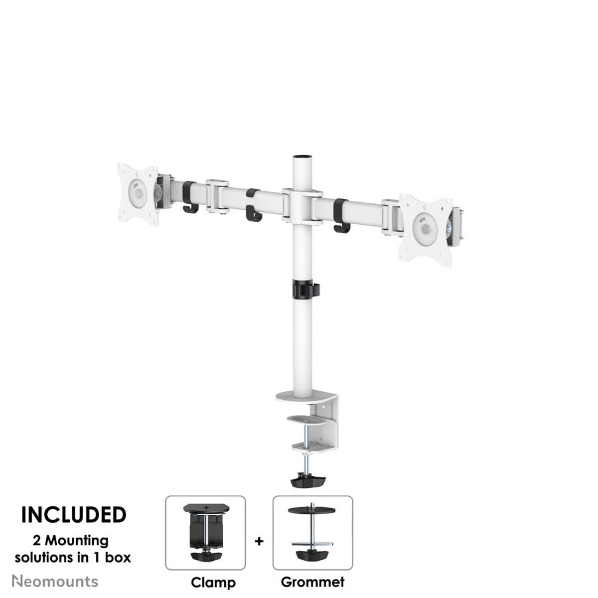 NEOMOUNTS NM-D135DWHITE Weiß & Monitorhalterungen, TV