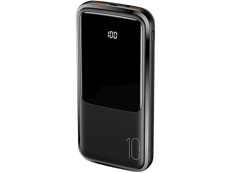 USAMS 21228884 Powerbank Schwarz 10000 mAh