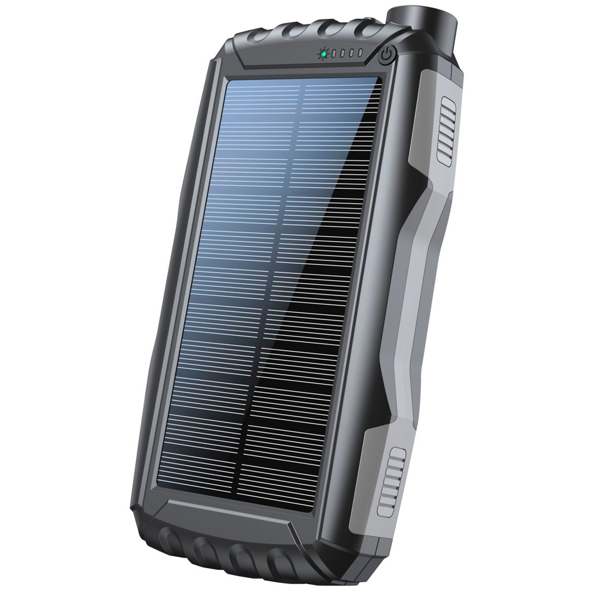 DENVER Powerbank + schwarz Flashlight 20000 PSO-20009 20000mAh Solar Powerbank