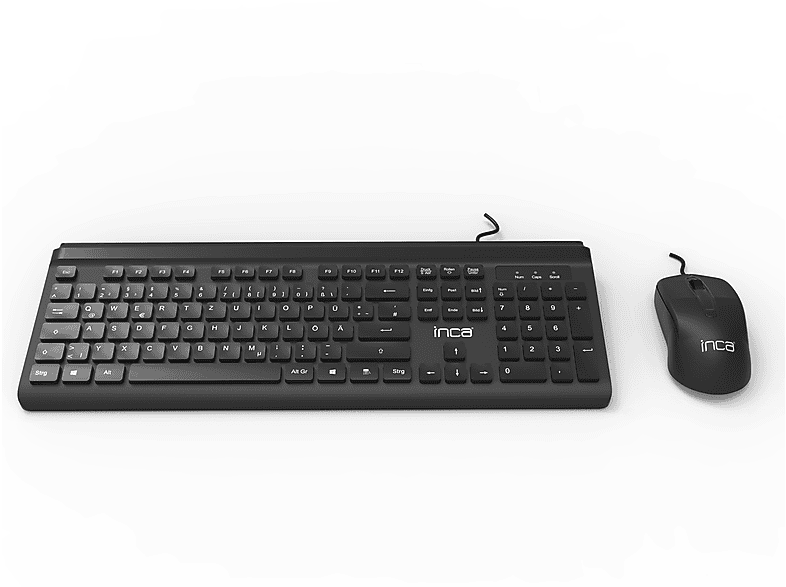 INCA IMK-377, Tastatur und Set, Schwarz Maus