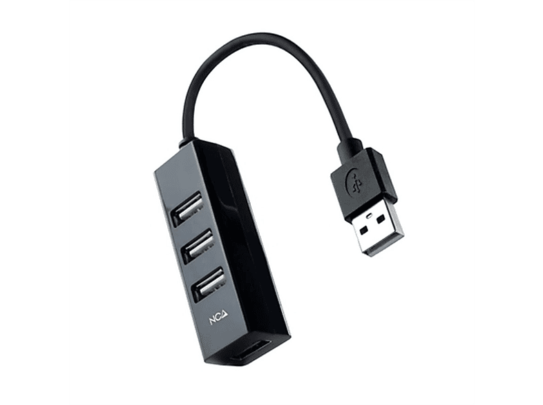 Hub 10.16.4404, USB, NANOCABLE Schwarz