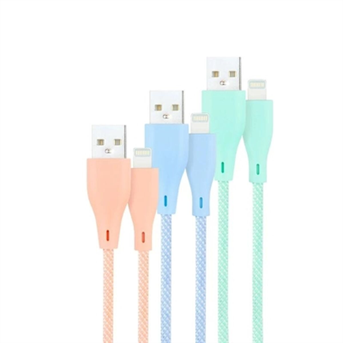 NANOCABLE Rosa USB Lightning auf 10.10.0401-CO1 Verbindungskabel,